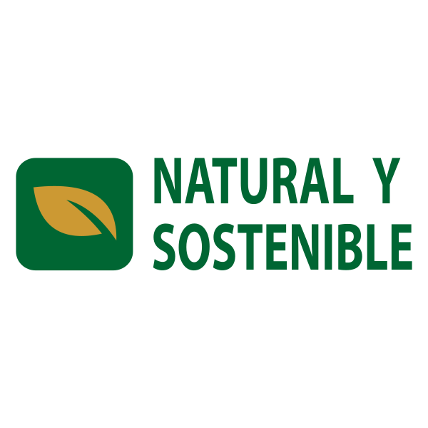 Logo natural y sostenible