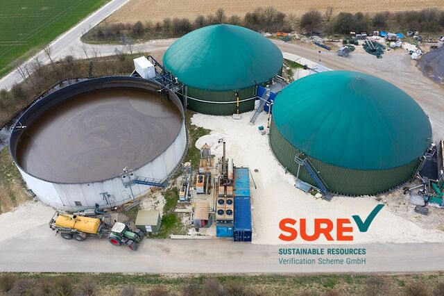 certificacion SURE sostenibilidad biogas 