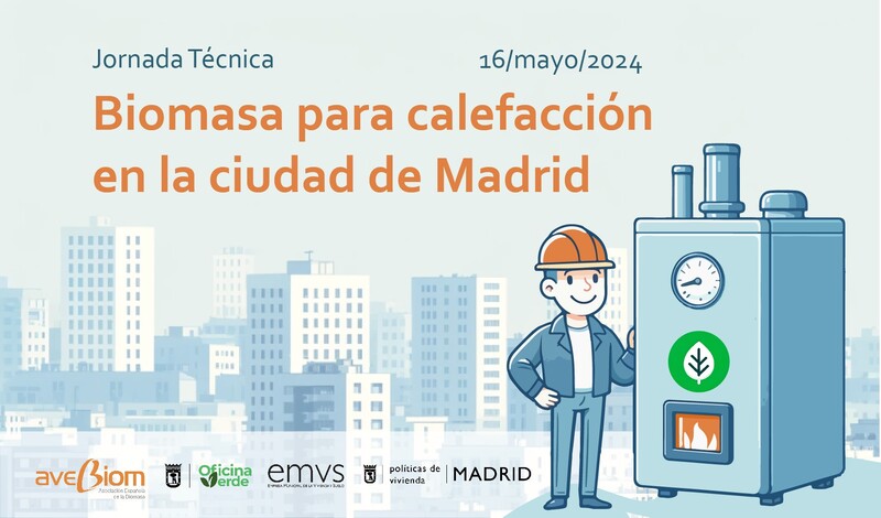 jornada tecnica biomasa calefaccion en ciudad de madrid 2024