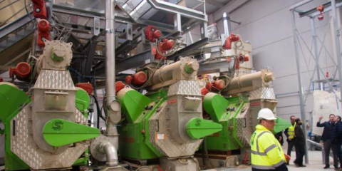 Planta de fabricación de pellet de forestalia