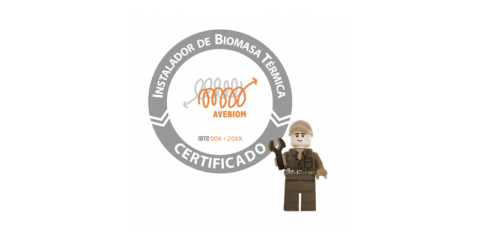 Sello de instalador de biomasa