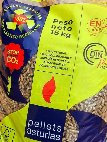Pellets asturias utiliza plastico reciclado