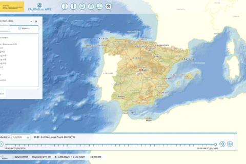 mapa interactivo calidad aire miteco