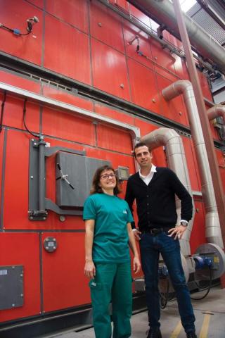 Caldera de biomasa Uniconfort instalada por imartec en Liven