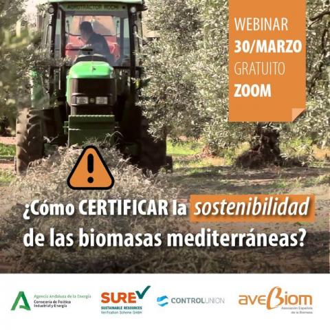 webinar certificacion de las sostenibilidad de biomasas mediterraneas MAR23
