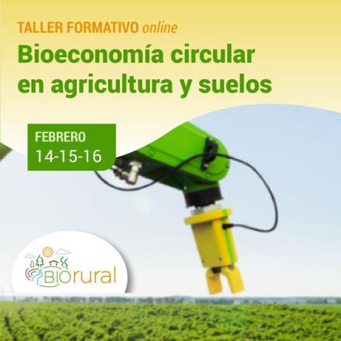 talleres para bioeconomia online BIORURAL febrero 2024 agricultura