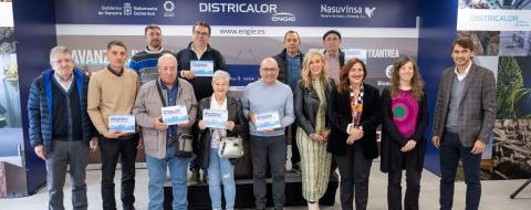 entrega placas red de calor con biomasa engie txantrea mayo 2025