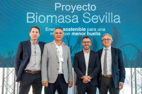 intermalta inaugura planta de cogeneración con biomasa en Sevilla
